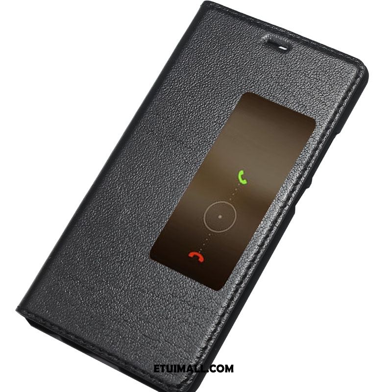 Etui Huawei P9 Plus Biznes Telefon Komórkowy Skórzany Futerał Czarny Spoczynek Pokrowce Sklep