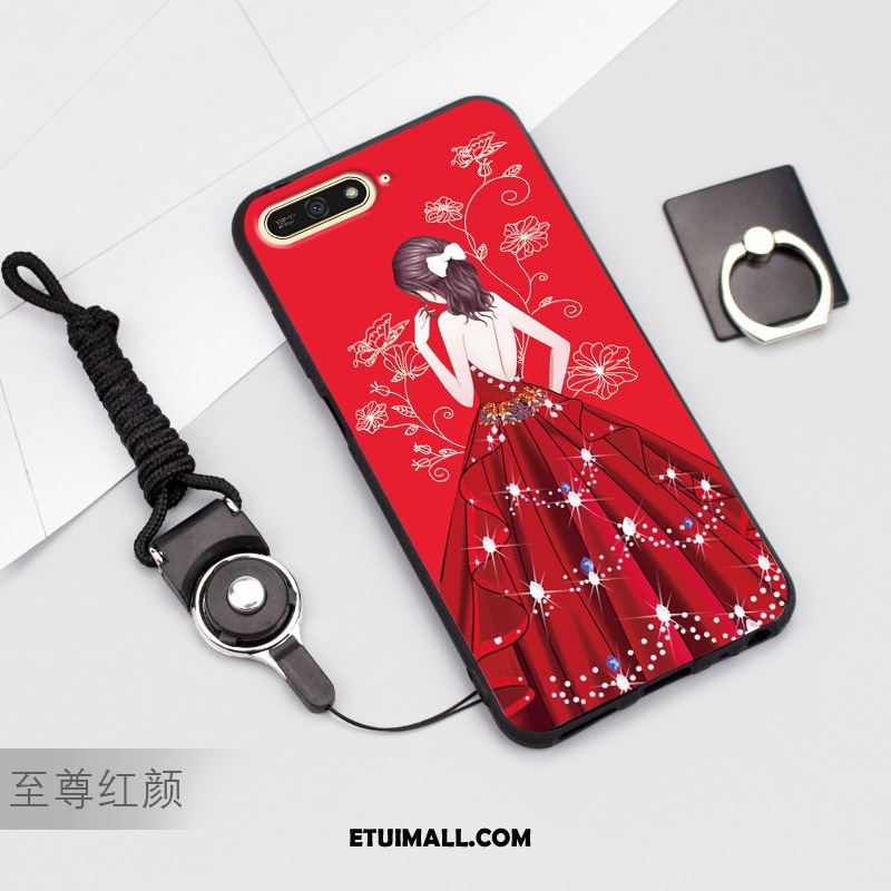 Etui Huawei Y6 2018 Telefon Komórkowy Czerwony Ochraniacz Silikonowe Futerał Sprzedam
