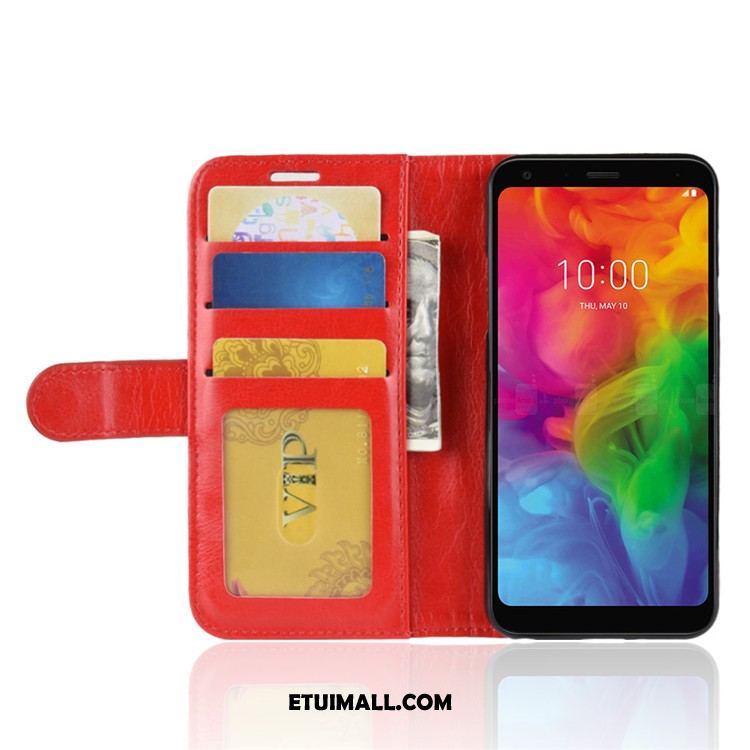 Etui Lg Q7 Anti-fall Czerwony Ochraniacz Portfel Telefon Komórkowy Futerał Kup