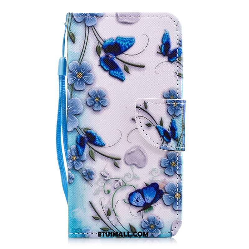Etui Moto G5s Plus Telefon Komórkowy Wiszące Ozdoby Kolor Kwiaty Niebieski Obudowa Dyskont