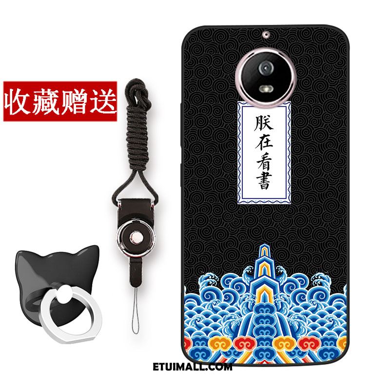 Etui Moto G5s Telefon Komórkowy Czarny Anti-fall Chiński Styl Ochraniacz Pokrowce Sklep