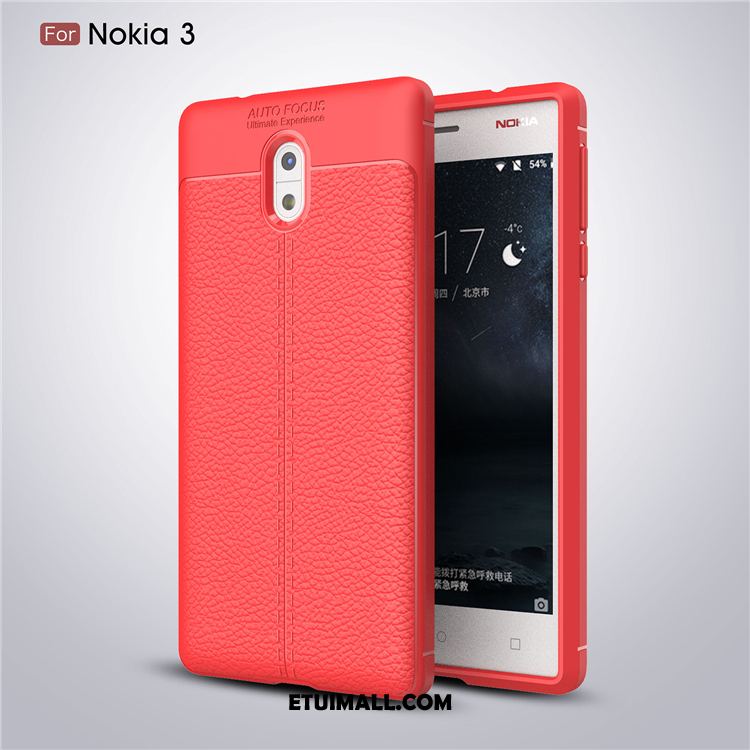 Etui Nokia 3 Czerwony Kreatywne Ochraniacz All Inclusive Miękki Futerał Sprzedam