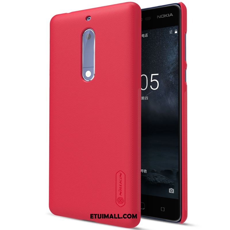 Etui Nokia 5 Telefon Komórkowy Czerwony Nubuku Złoto Trudno Futerał Sprzedam