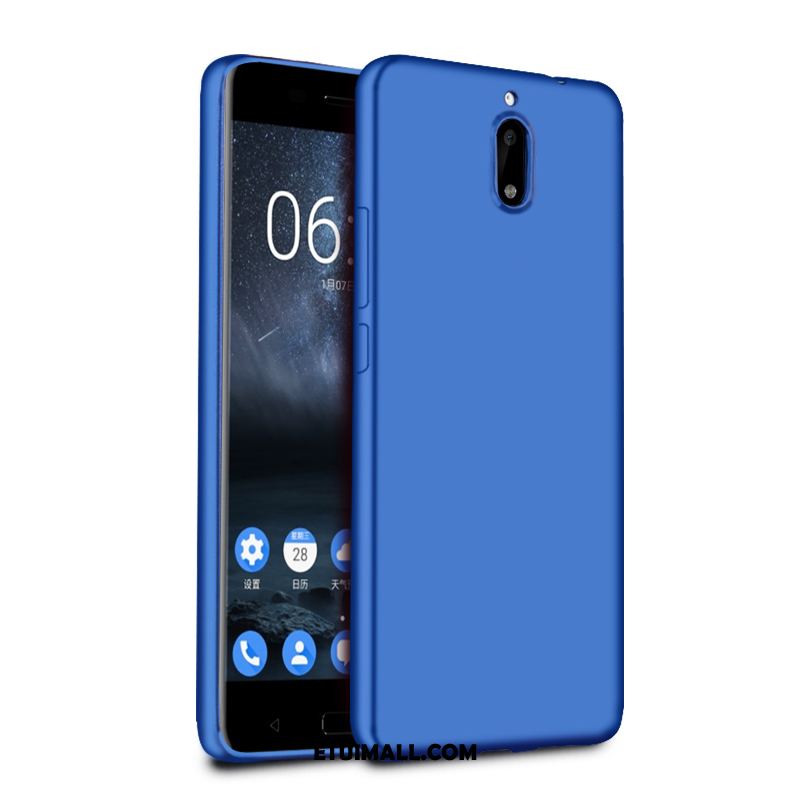 Etui Nokia 6 Ochraniacz Niebieski All Inclusive Miękki Telefon Komórkowy Pokrowce Tanie