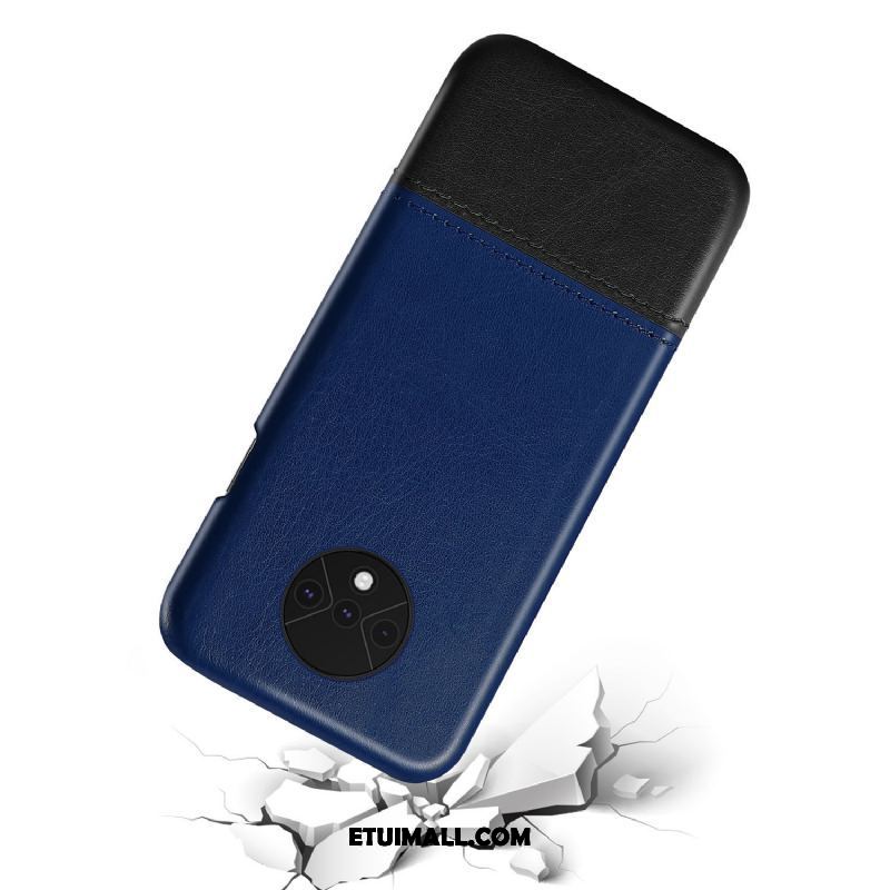Etui Oneplus 7t Anti-fall Niebieski Telefon Komórkowy Mieszane Kolory Skóra Futerał Na Sprzedaż