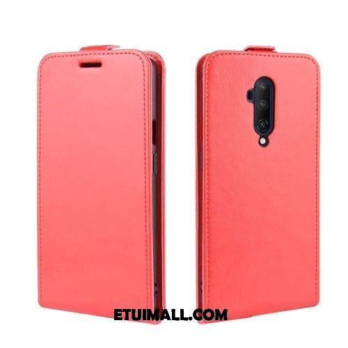 Etui Oneplus 7t Pro Skórzany Futerał Portfel Telefon Komórkowy Ochraniacz Czerwony Futerał Na Sprzedaż