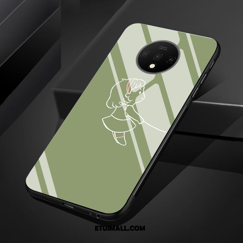 Etui Oneplus 7t Zakochani Telefon Komórkowy Silikonowe Szkło Zielony Obudowa Online