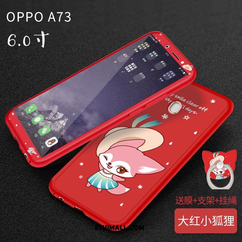 Etui Oppo A73 Czerwony All Inclusive Telefon Komórkowy Piękny Tendencja Obudowa Tanie