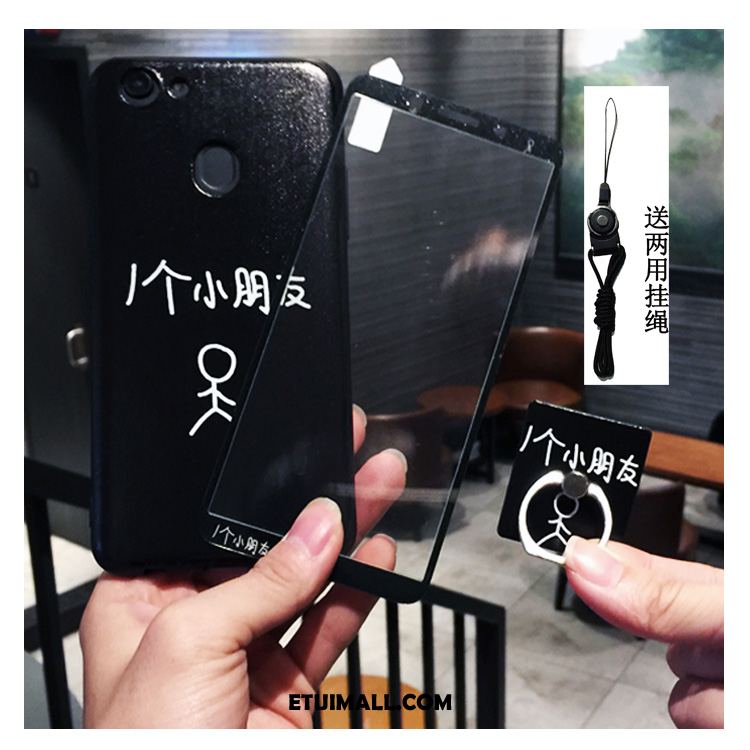 Etui Oppo A73 Telefon Komórkowy Piękny Czarny Tendencja Kreatywne Futerał Sklep
