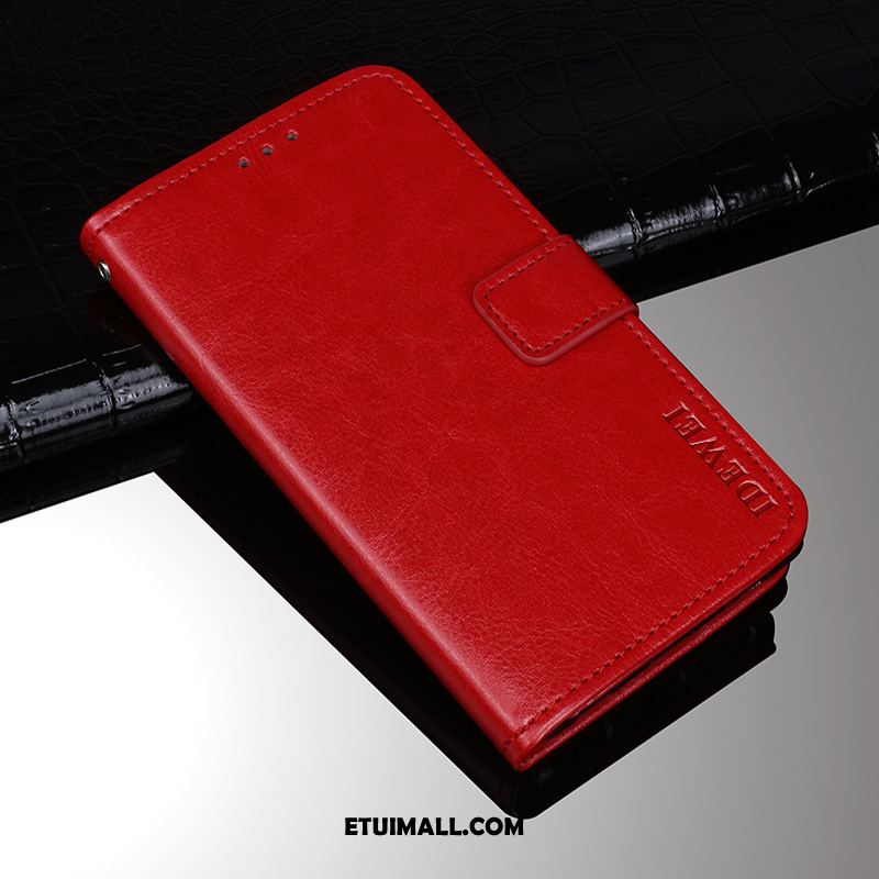 Etui Oppo Ax5 Telefon Komórkowy Skórzany Futerał Wzór Ochraniacz Czerwony Pokrowce Kup