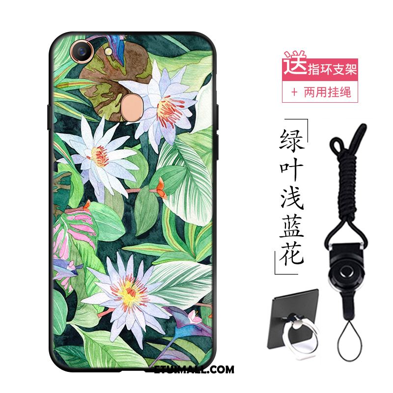 Etui Oppo F5 Youth Nubuku Mały Crane Telefon Komórkowy Kwiaty Futerał Online