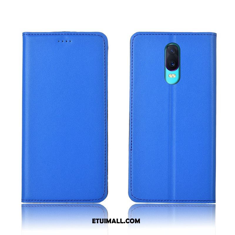 Etui Oppo R17 Silikonowe Prawdziwa Skóra Anti-fall Telefon Komórkowy Niebieski Futerał Kupię