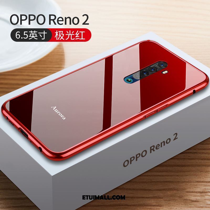 Etui Oppo Reno 2 Ochraniacz Czerwony Netto All Inclusive Telefon Komórkowy Szkło Pokrowce Tanie