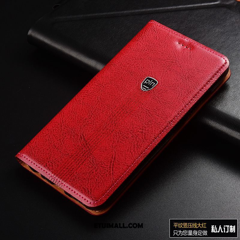 Etui Oppo Reno 2 Z Luksusowy Czerwony Telefon Komórkowy Prawdziwa Skóra Nowy Futerał Na Sprzedaż