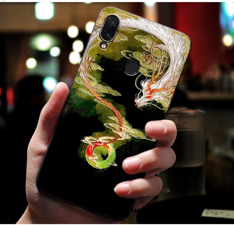 Etui Redmi Note 7 Telefon Komórkowy Czerwony Zielony Silikonowe Kreatywne Pokrowce Tanie