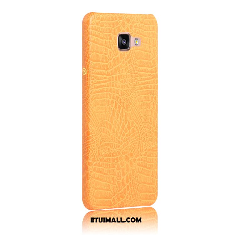 Etui Samsung Galaxy A3 2016 Wzór Krokodyla Skórzany Futerał Telefon Komórkowy Pomarańczowy Ochraniacz Obudowa Sklep