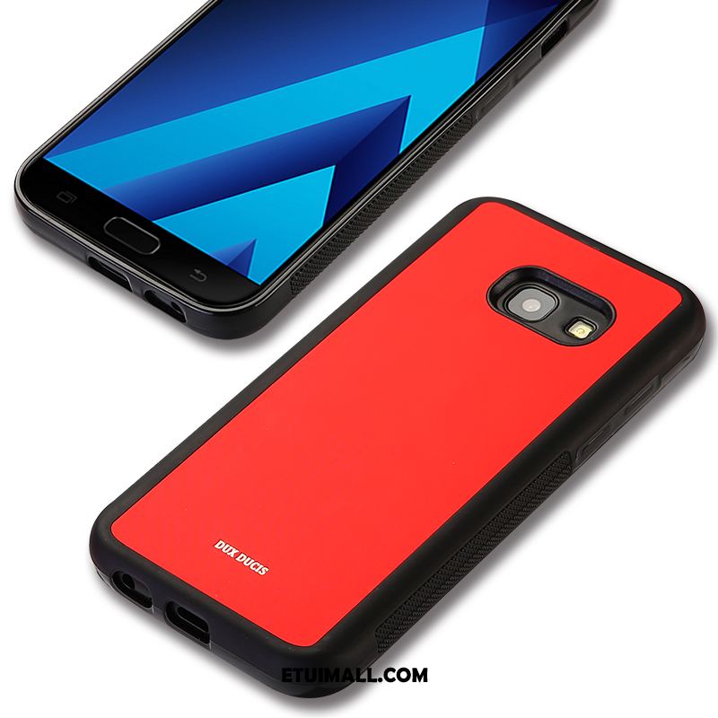 Etui Samsung Galaxy A3 2017 Telefon Komórkowy Biznes Gwiazda Czerwony Futerał Tanie