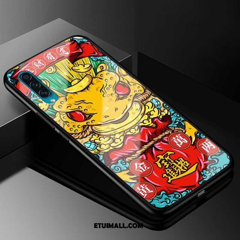 Etui Samsung Galaxy A30s Telefon Komórkowy Ochraniacz Modna Marka Gwiazda Żółty Futerał Dyskont