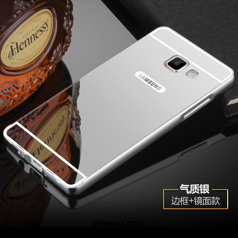 Etui Samsung Galaxy A5 2016 Metal Lustro Gwiazda Telefon Komórkowy Srebro Futerał Na Sprzedaż