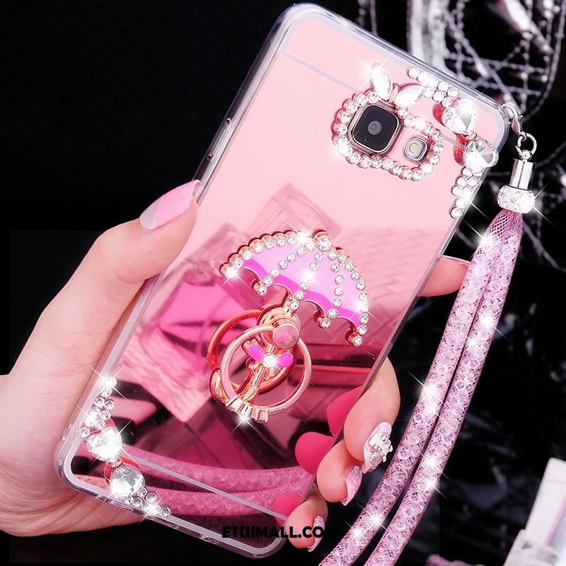 Etui Samsung Galaxy A5 2017 Mały Ochraniacz Rhinestone Gwiazda Różowe Złoto Futerał Kupię