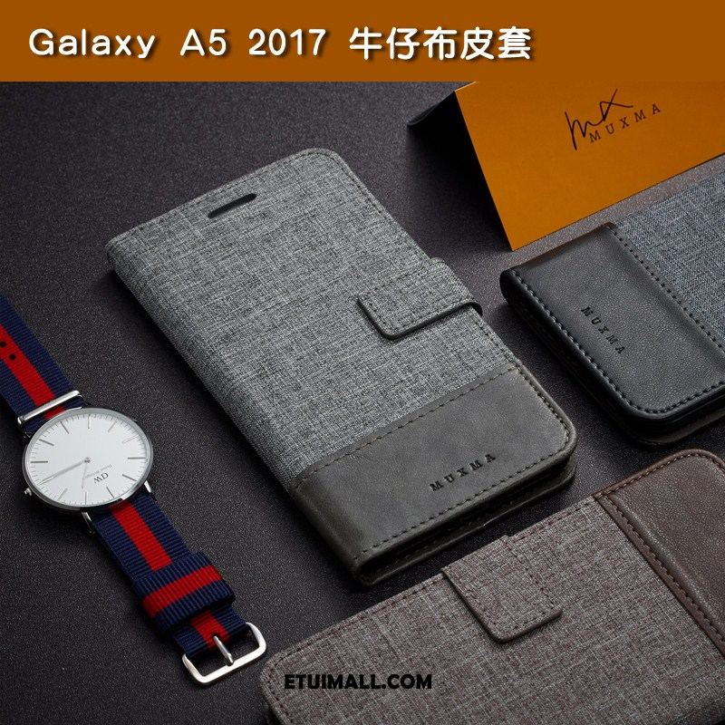 Etui Samsung Galaxy A5 2017 Portfel Ciemno Ochraniacz Gwiazda Telefon Komórkowy Pokrowce Tanie