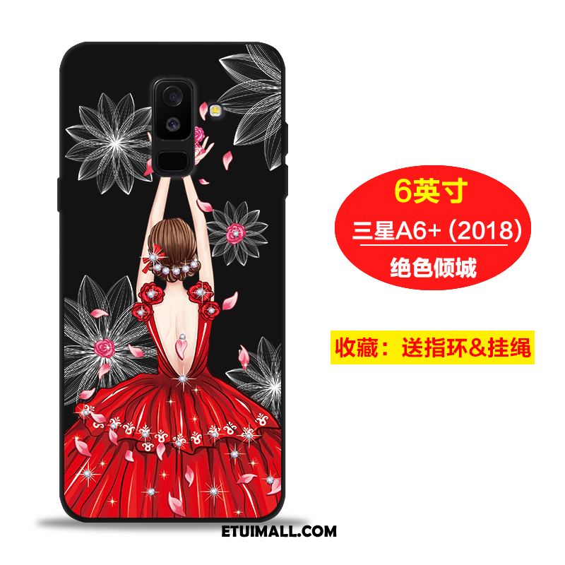 Etui Samsung Galaxy A6+ Różowy Telefon Komórkowy Silikonowe Kreatywne Gwiazda Pokrowce Online