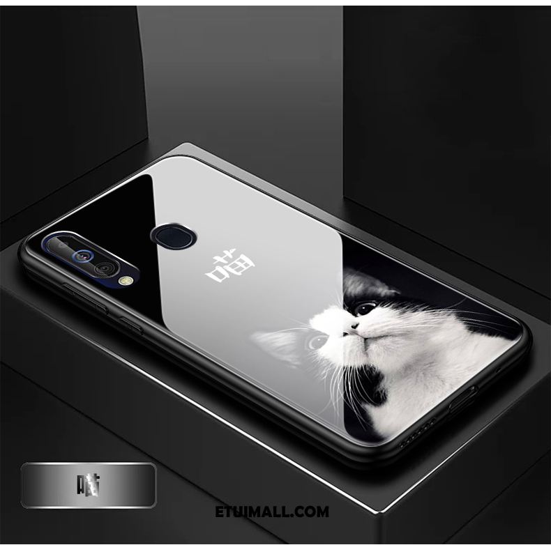 Etui Samsung Galaxy A60 Kreskówka Czarny Szkło Telefon Komórkowy Piękny Pokrowce Tanie