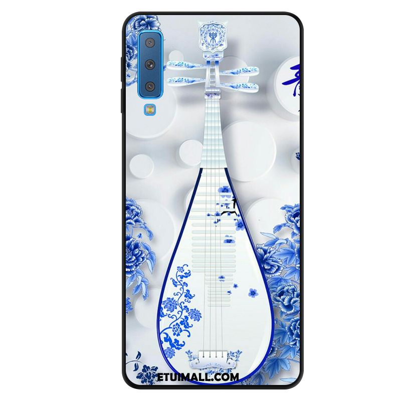 Etui Samsung Galaxy A7 2018 Niebieski Świeży Kreskówka Sztuka Telefon Komórkowy Obudowa Kupię