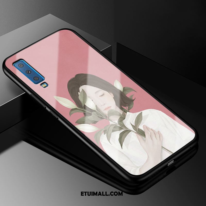 Etui Samsung Galaxy A7 2018 Osobowość Anti-fall Silikonowe Telefon Komórkowy Vintage Pokrowce Sklep