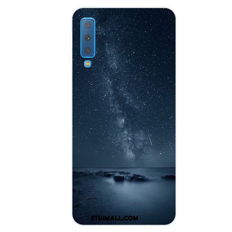Etui Samsung Galaxy A7 2018 Telefon Komórkowy Miękki Gwiazda Niebieski Anti-fall Futerał Kupię