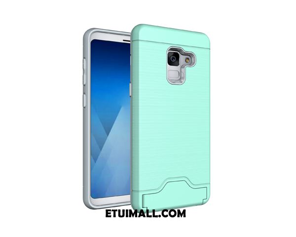 Etui Samsung Galaxy A8 2018 Wspornik Karta Gwiazda Ochraniacz Fluo Futerał Sprzedam
