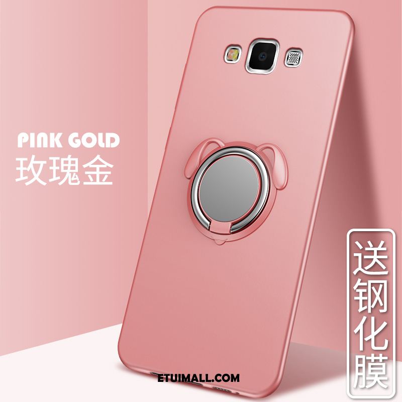 Etui Samsung Galaxy A8 Gwiazda Silikonowe Tendencja Różowe Złoto Miękki Futerał Sprzedam