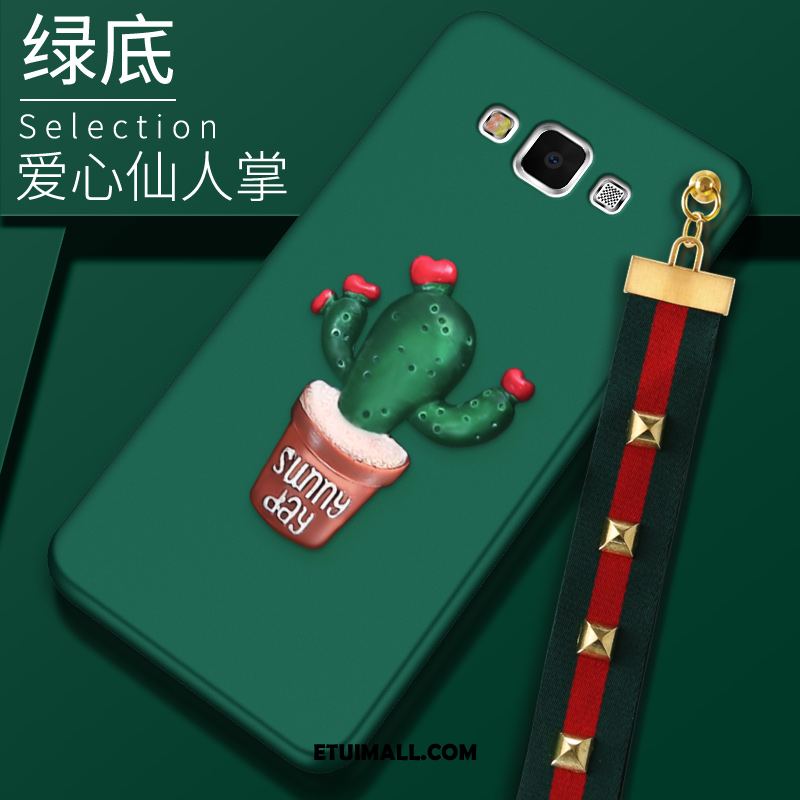 Etui Samsung Galaxy A8 Miękki Gwiazda Telefon Komórkowy Tendencja Zielony Obudowa Tanie