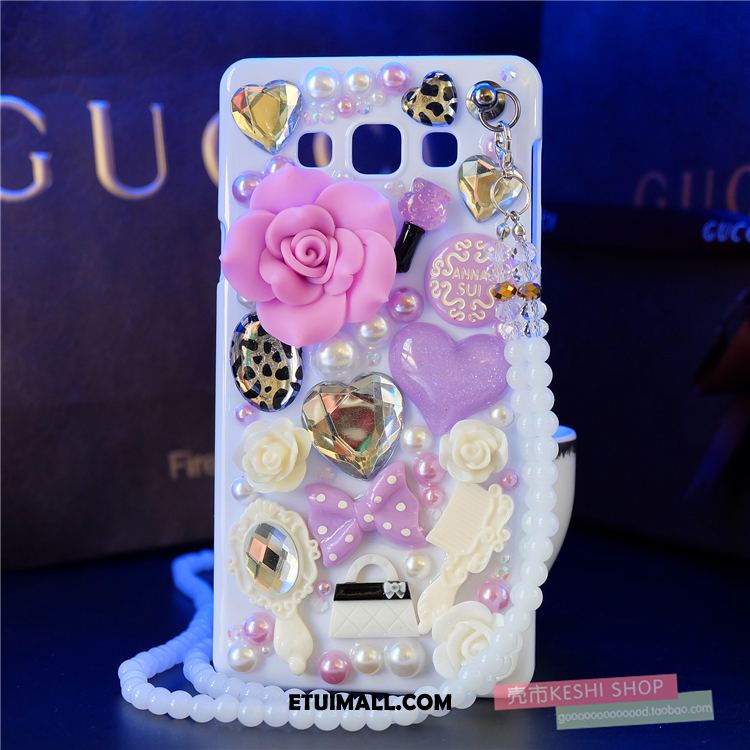 Etui Samsung Galaxy A8 Rhinestone Perła Luksusowy Gwiazda Telefon Komórkowy Pokrowce Tanie