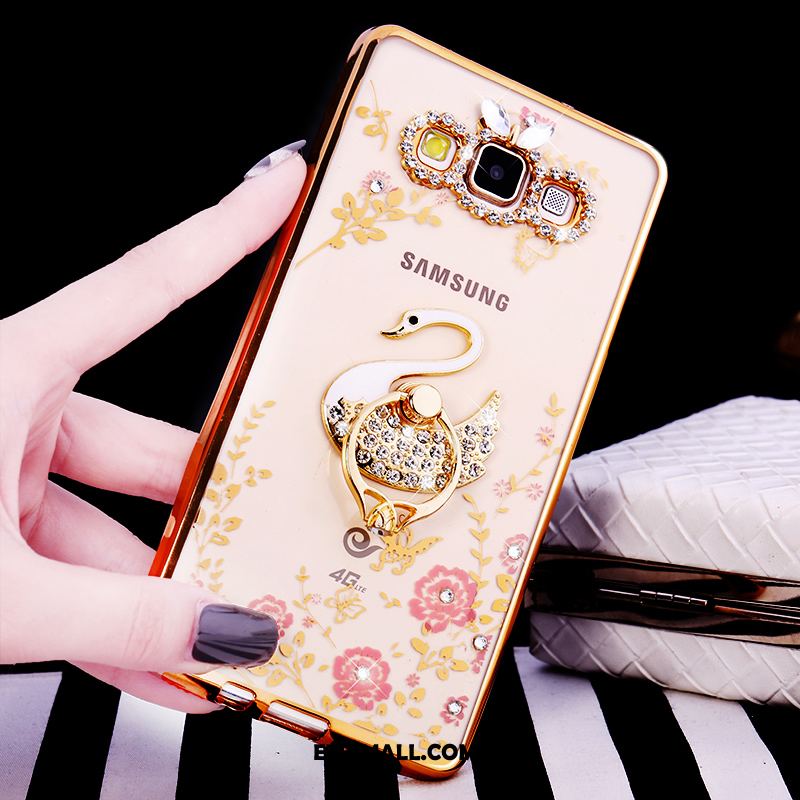 Etui Samsung Galaxy A8 Rhinestone Telefon Komórkowy Ochraniacz Gwiazda Silikonowe Futerał Tanie