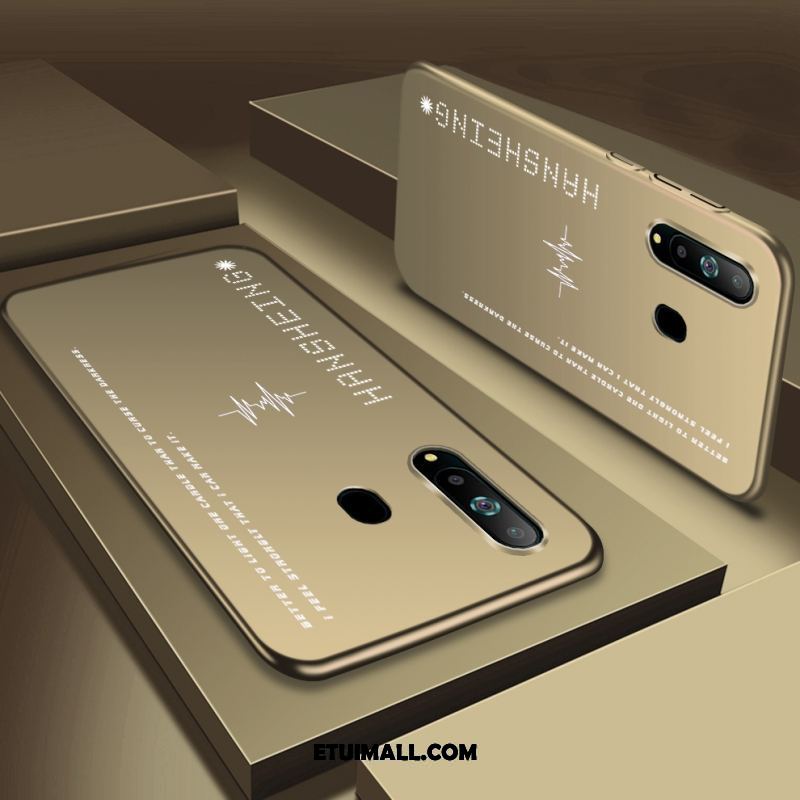 Etui Samsung Galaxy A8s Silikonowe Złoto Nubuku Czerwony Netto Osobowość Futerał Sklep