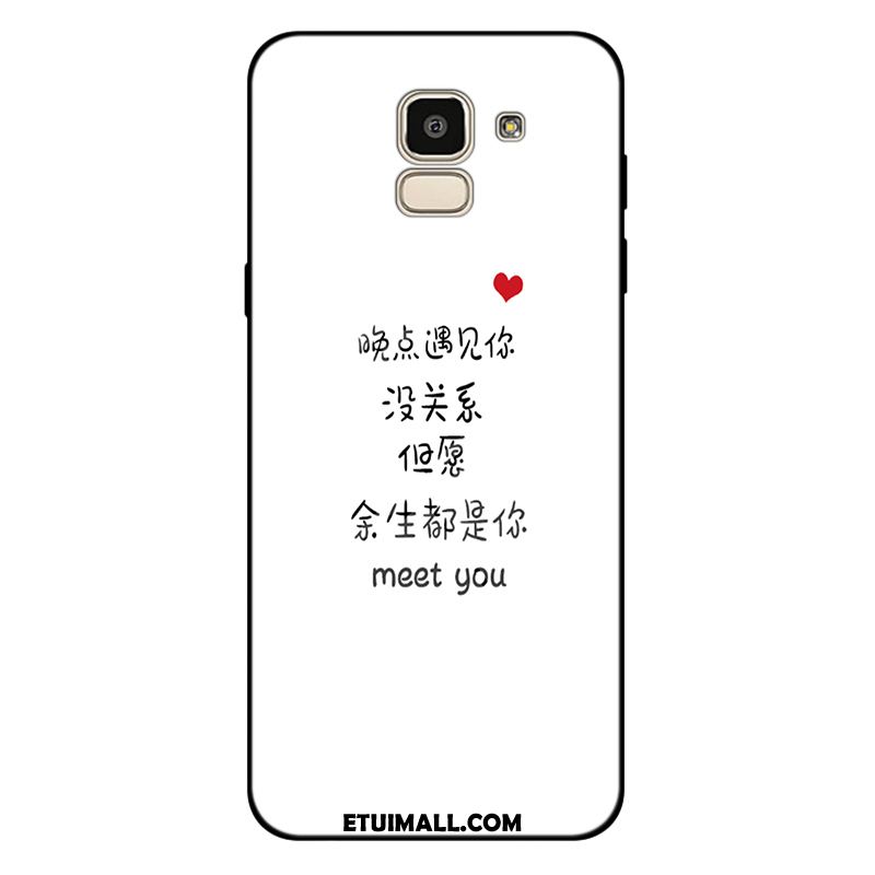 Etui Samsung Galaxy J6 Dostosowane Anti-fall Telefon Komórkowy Gwiazda Biały Pokrowce Sklep