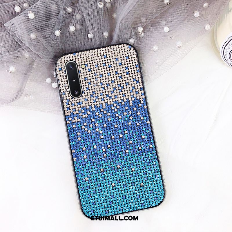 Etui Samsung Galaxy Note 10 Niebieski Gradient Gwiazda Filmy Z Kryształkami Futerał Dyskont