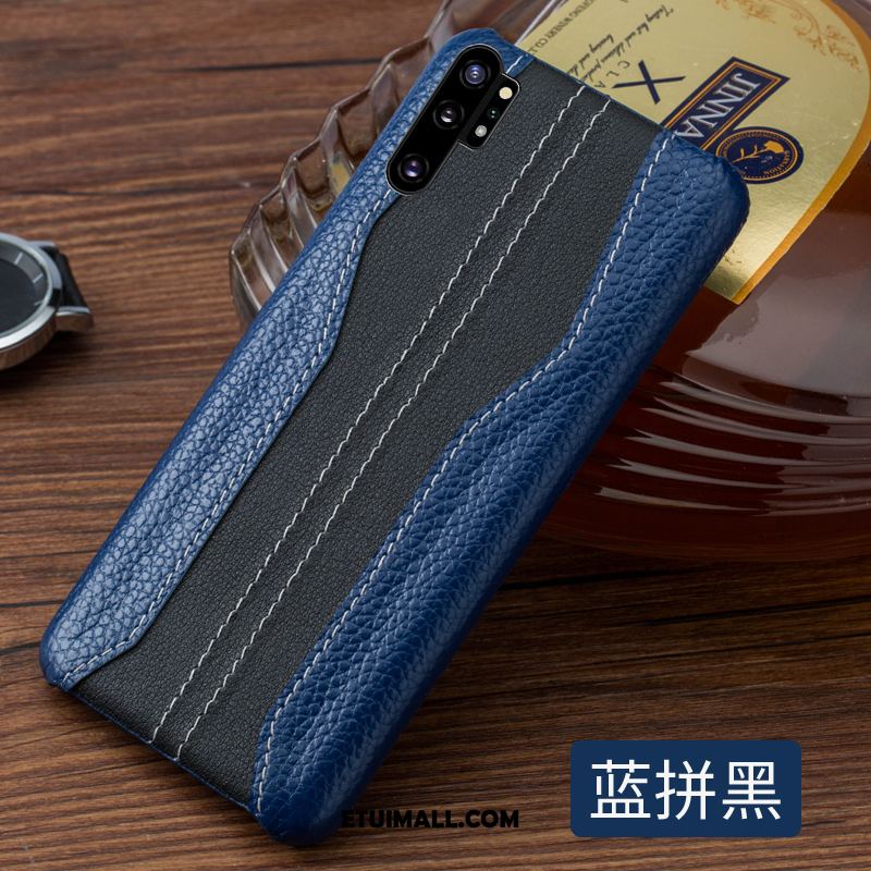 Etui Samsung Galaxy Note 10+ Telefon Komórkowy Skórzany Futerał Gwiazda Niebieski Ochraniacz Futerał Tanie