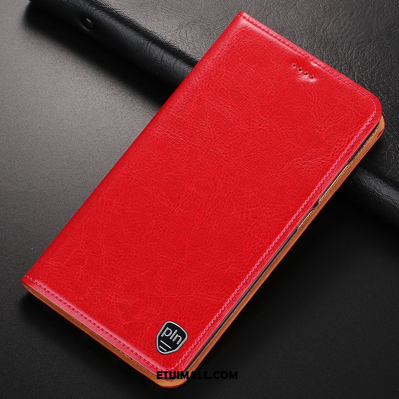 Etui Samsung Galaxy Note 8 Telefon Komórkowy Skórzany Futerał Czerwony Gwiazda Prawdziwa Skóra Obudowa Tanie