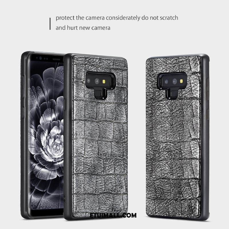 Etui Samsung Galaxy Note 9 Gwiazda Anti-fall Wzór Krokodyla Telefon Komórkowy Szary Pokrowce Kup
