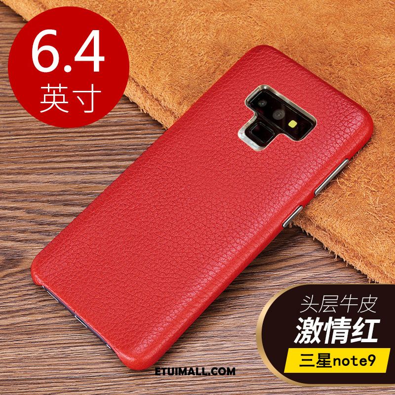 Etui Samsung Galaxy Note 9 Tendencja Czerwony Anti-fall Gwiazda All Inclusive Futerał Tanie
