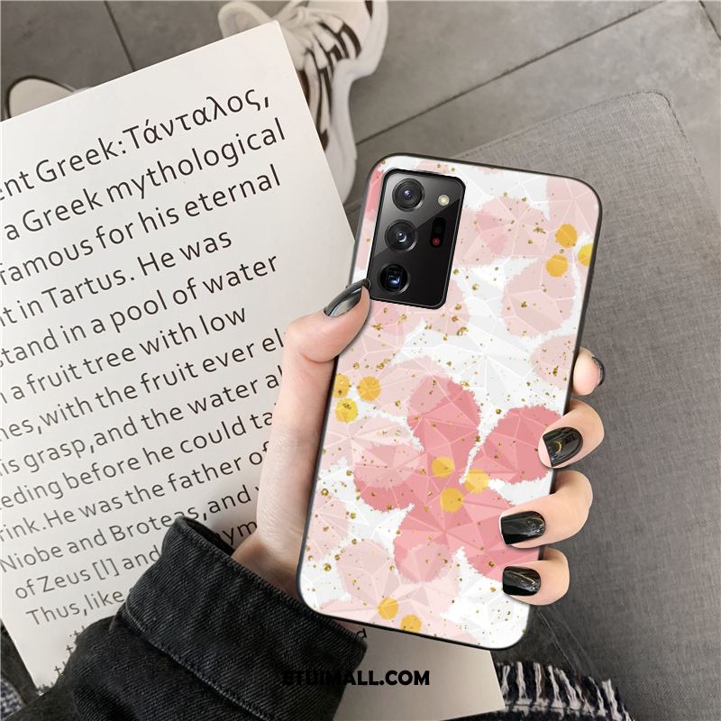 Etui Samsung Galaxy Note20 Ultra Telefon Komórkowy Różowe Kwiaty Gwiazda Proszek Pokrowce Sklep
