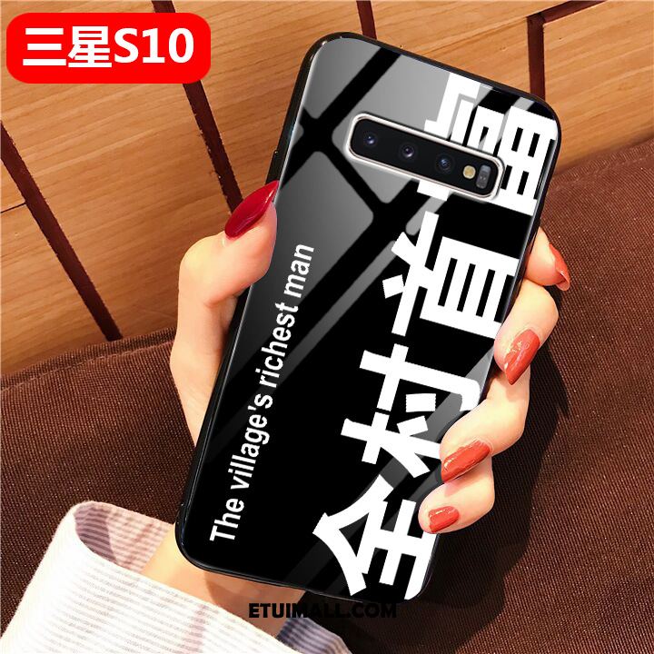 Etui Samsung Galaxy S10 Czerwony Netto Telefon Komórkowy Silikonowe Tendencja Szkło Futerał Sklep