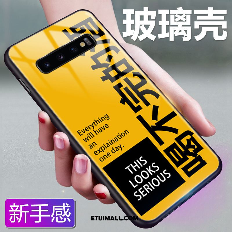 Etui Samsung Galaxy S10 Silikonowe Osobowość Kreatywne Żółty Telefon Komórkowy Obudowa Tanie