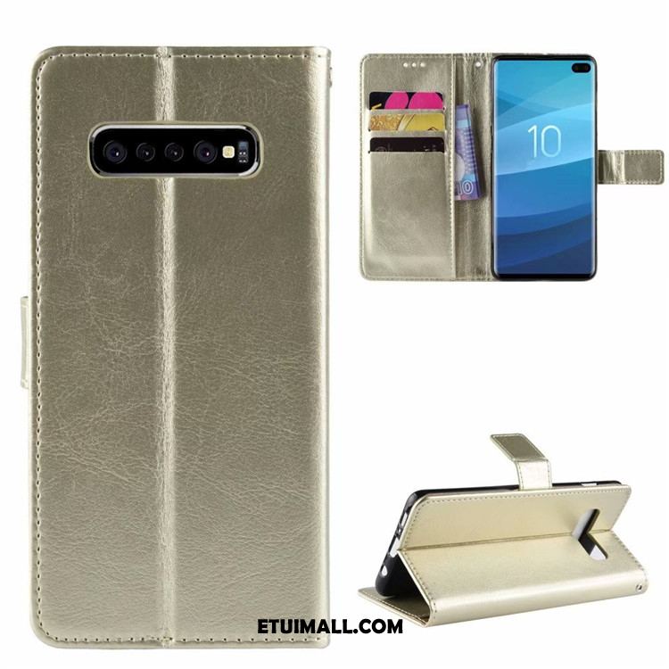 Etui Samsung Galaxy S10+ Telefon Komórkowy Karta Skórzany Futerał Biznes Wspornik Pokrowce Sprzedam