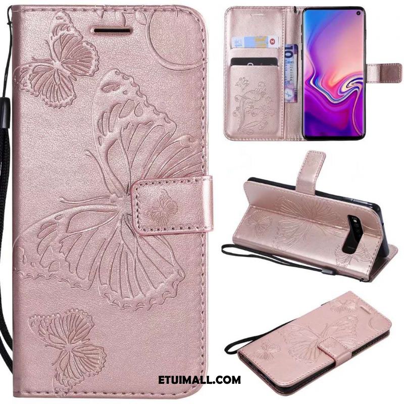 Etui Samsung Galaxy S10e Różowe Telefon Komórkowy Skórzany Futerał Anti-fall Ochraniacz Obudowa Sklep