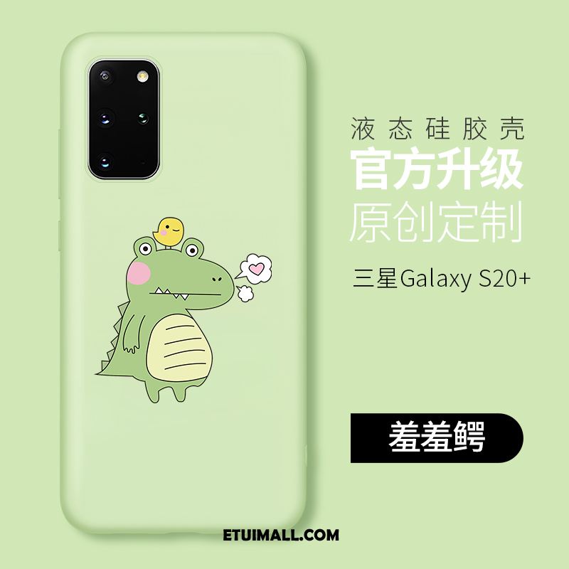 Etui Samsung Galaxy S20+ Kreskówka Telefon Komórkowy Silikonowe Gwiazda Zielony Futerał Na Sprzedaż