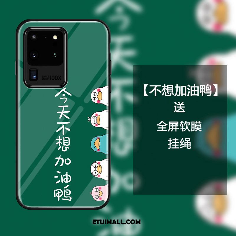 Etui Samsung Galaxy S20 Ultra Osobowość Zakochani Szkło Zielony Telefon Komórkowy Pokrowce Sklep