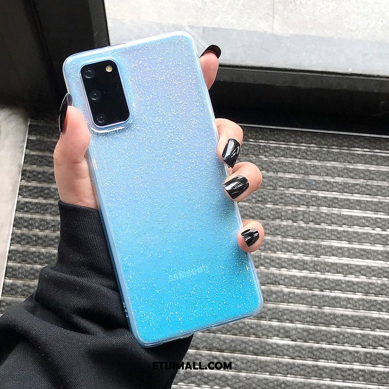 Etui Samsung Galaxy S20 Wiszące Ozdoby All Inclusive Niebieski Lekki I Cienki Gradient Futerał Online